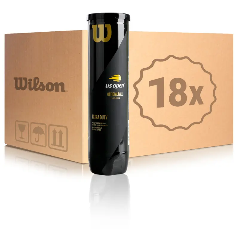 18 tubes de 4 US Open En carton