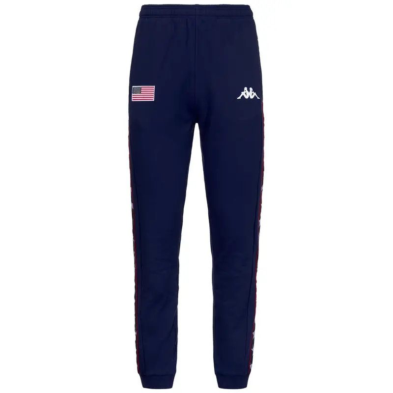 222 BANDA ARUFINZIP USA - Pants - Sport Trousers - Man - Blue Cavern