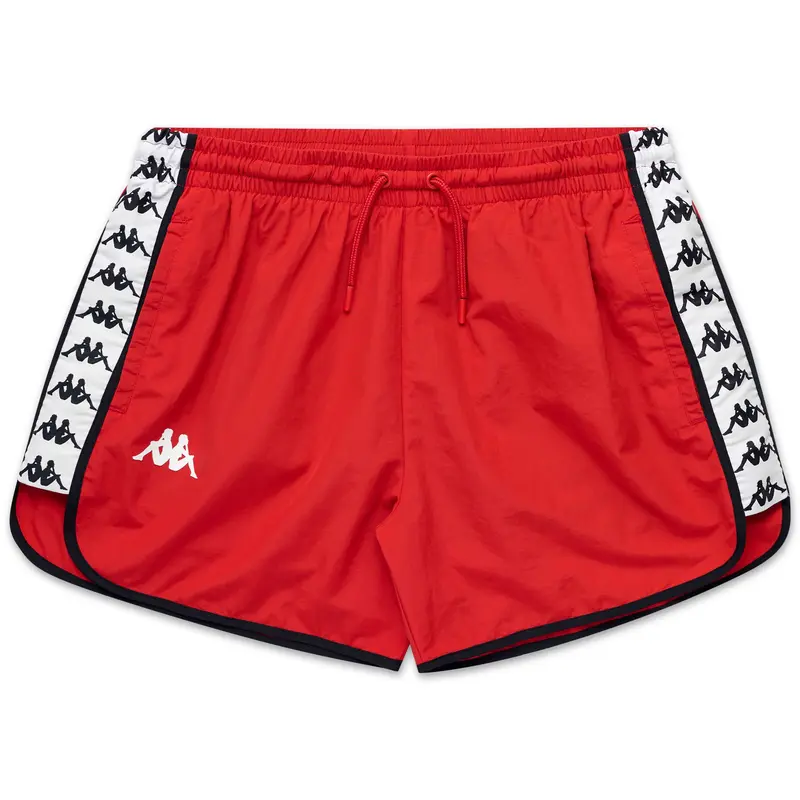 222 BANDA CALI - Bathing Suits - Swimming Trunks - Man - Red Blaze-White-Black