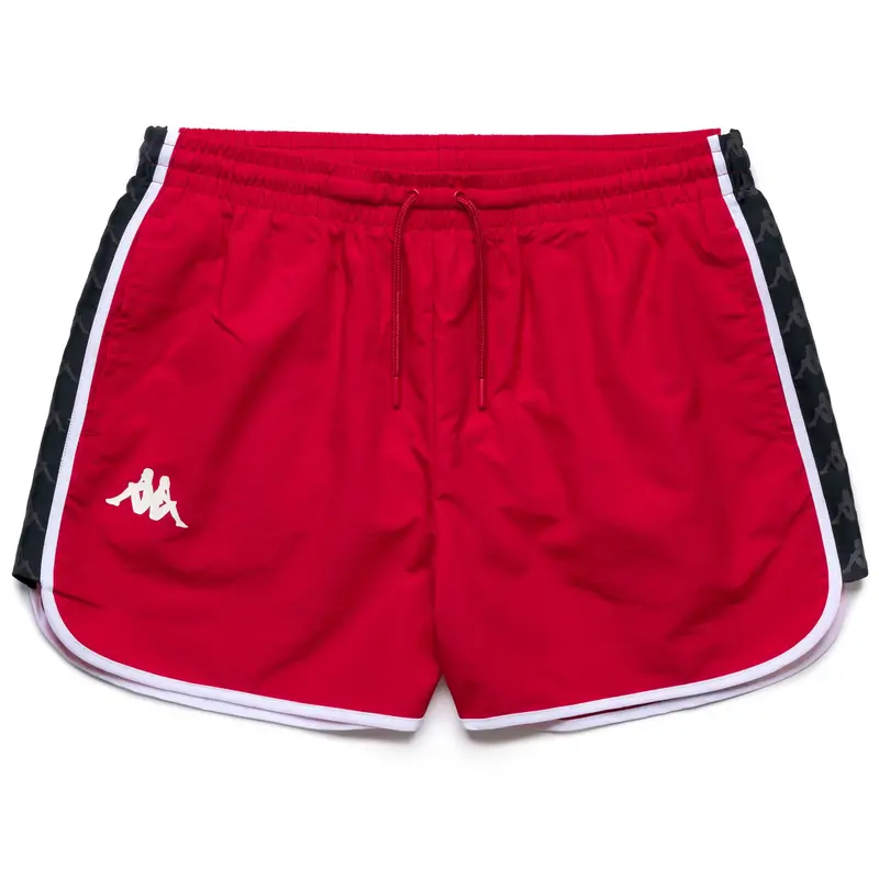 222 BANDA CALI - Bathing Suits - Swimming Trunks - Man - Red Racing-Black-White