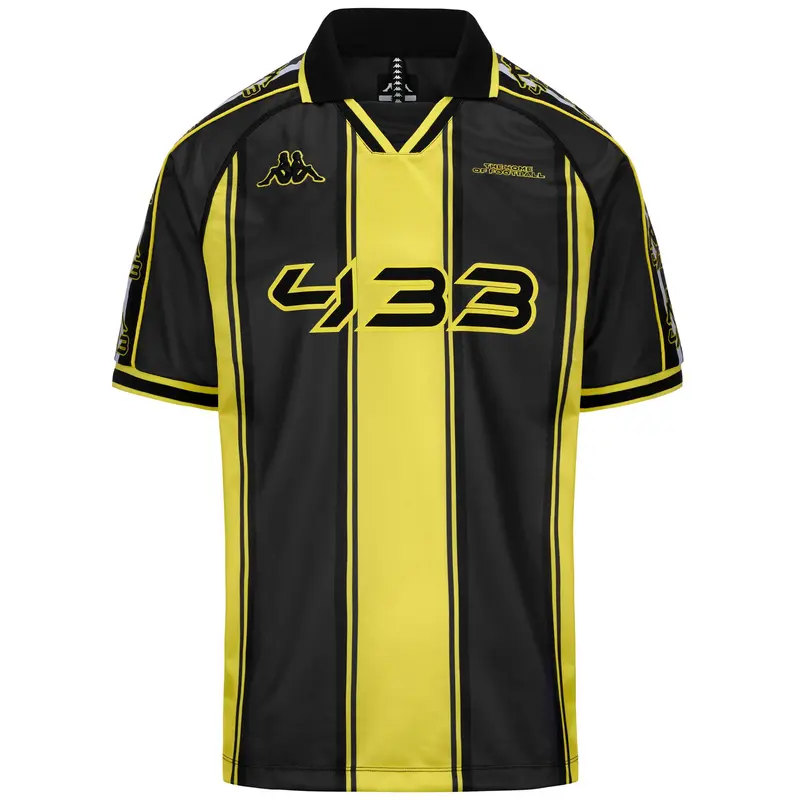 222 BANDA ROMBAT 433 - Active Jerseys - Shirt - Man - Yellow Blazing-Grey Shadow-Black-White