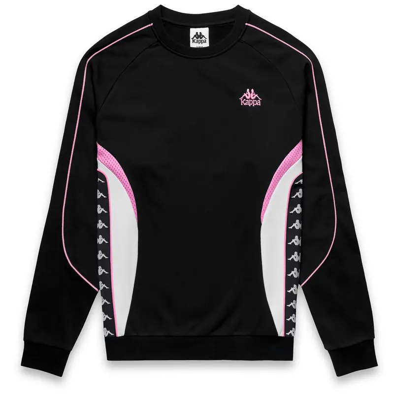 222 BANDA SPENCER - Fleece - Jumper - Man - Black-Pink Prism-White