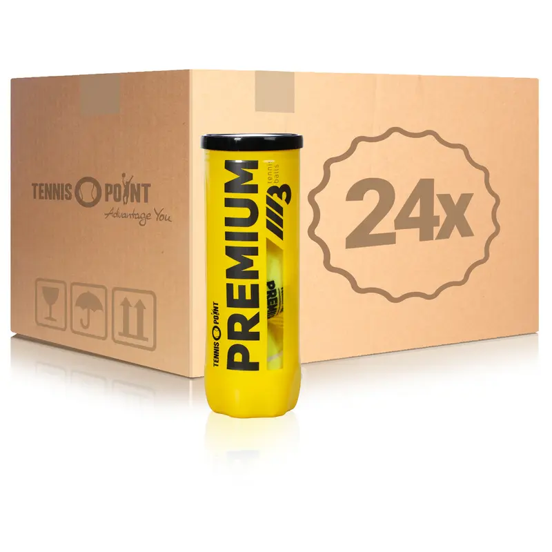 24 Tubes de 3 Premium Tennisball En carton