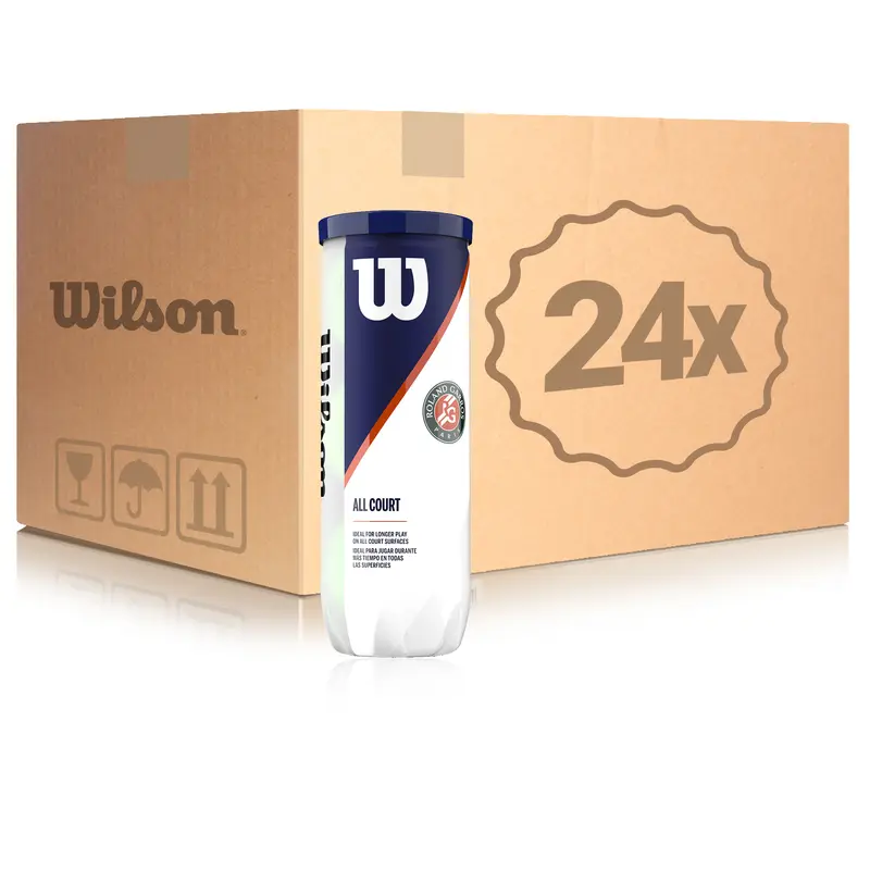 24 Tubes de 3 Roland Garros All Court 3er En carton