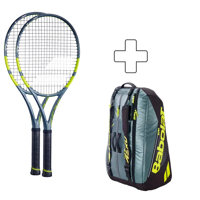 2x Pure Aero 98 + sac de tennis