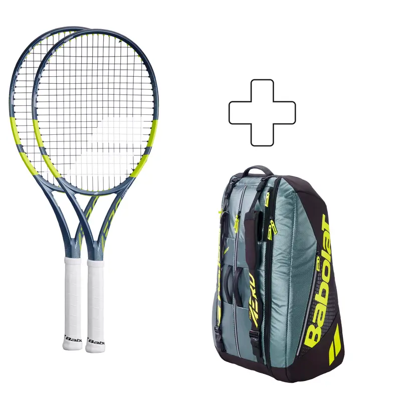 2x Pure Aero Team + sac de tennis