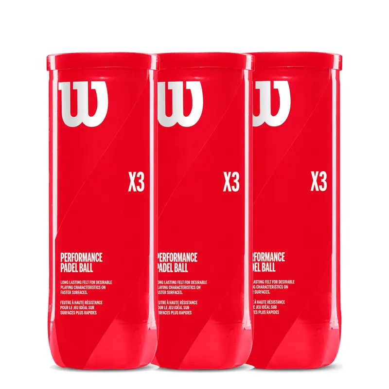 3 Tubes de 3 Padel X3 Ball
