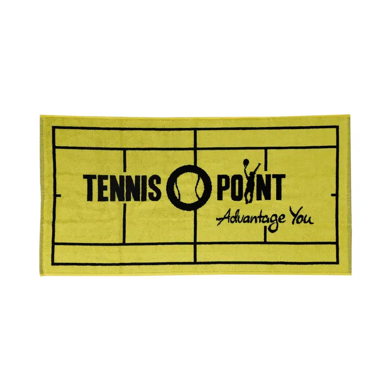 50x100 Serviette-Jaune,Noir