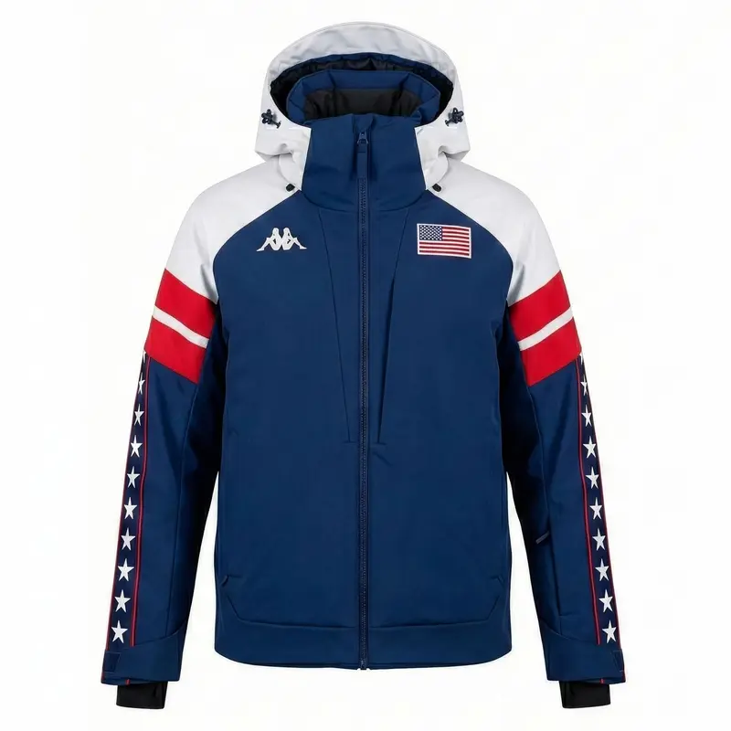 6CENTO 602D USA - Jackets - Mid - Man - Blue Cavern-Red Tango-White-Blue Cavern-White