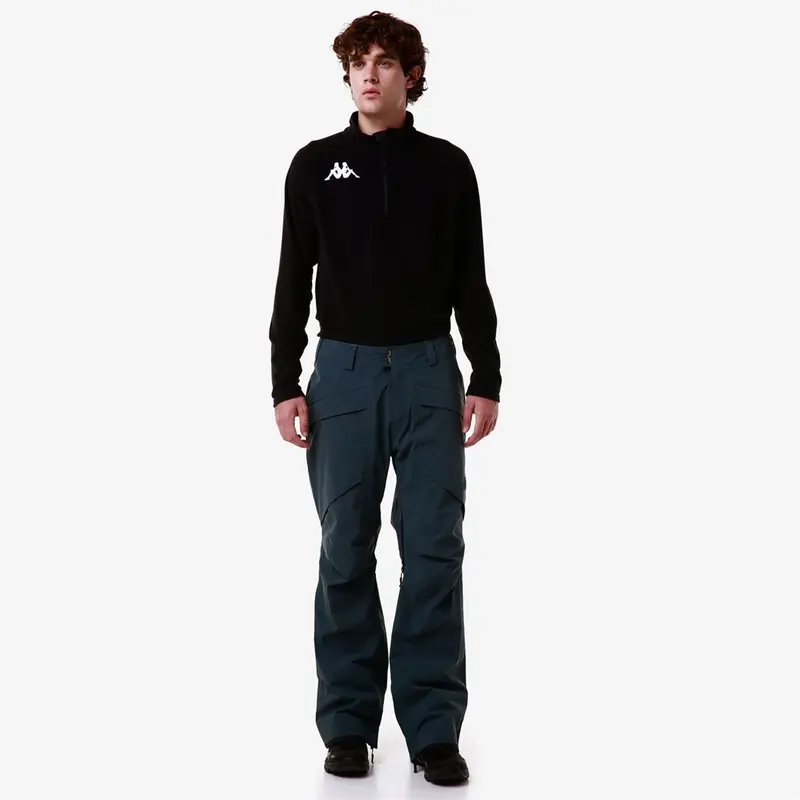 6CENTO 623S - Pants - Sport Trousers - Man - Grey Asphalt-Black