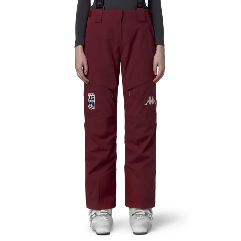 6CENTO 665C US - Pants - Sport Trousers - Woman - Red Pomegranate