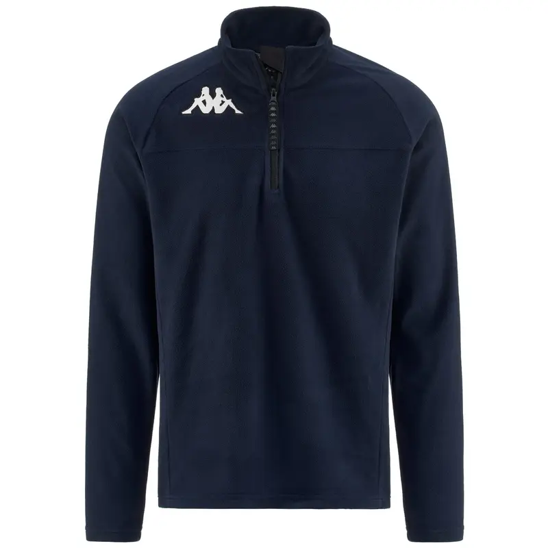 6CENTO 687B - Fleece - Jumper - Unisex - BLUE DK- BLACK