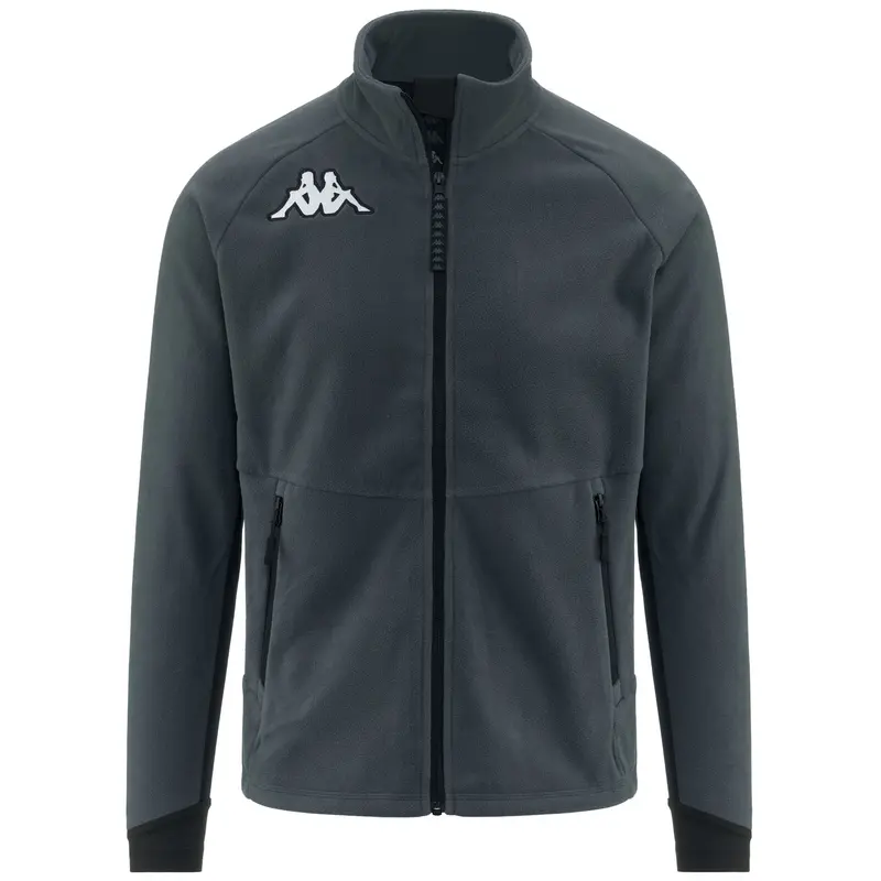 6CENTO 687N - Fleece - Jacket - Man - Grey Asphalt-Black