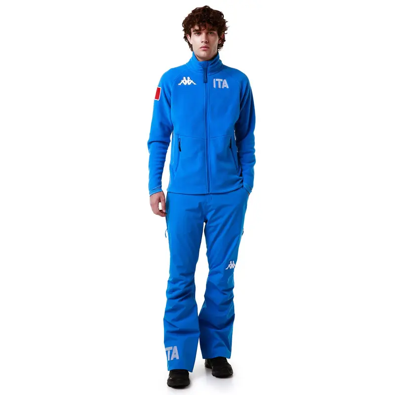6CENTO 687N ITA - Fleece - Jacket - Man - Blue Brilliant
