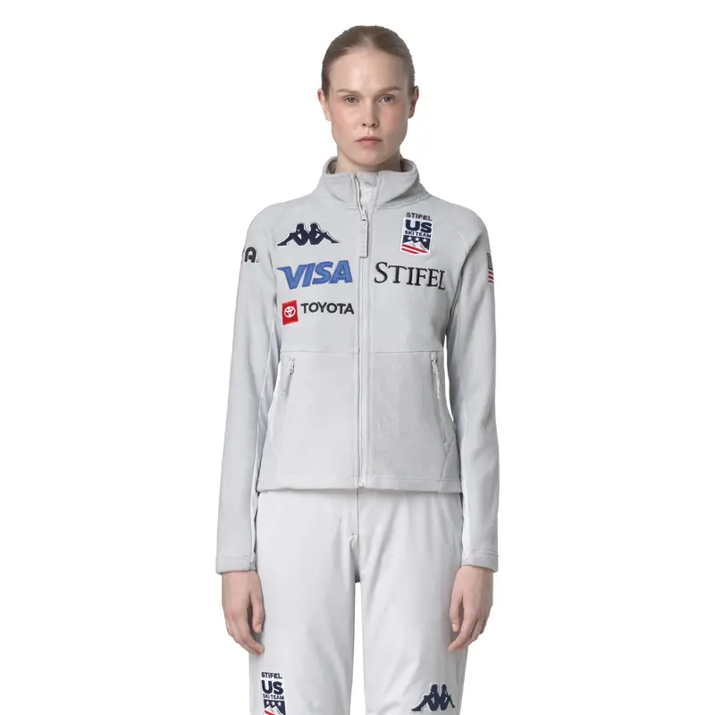 6CENTO 688C US - Fleece - Jacket - Woman - Grey Lt Lead