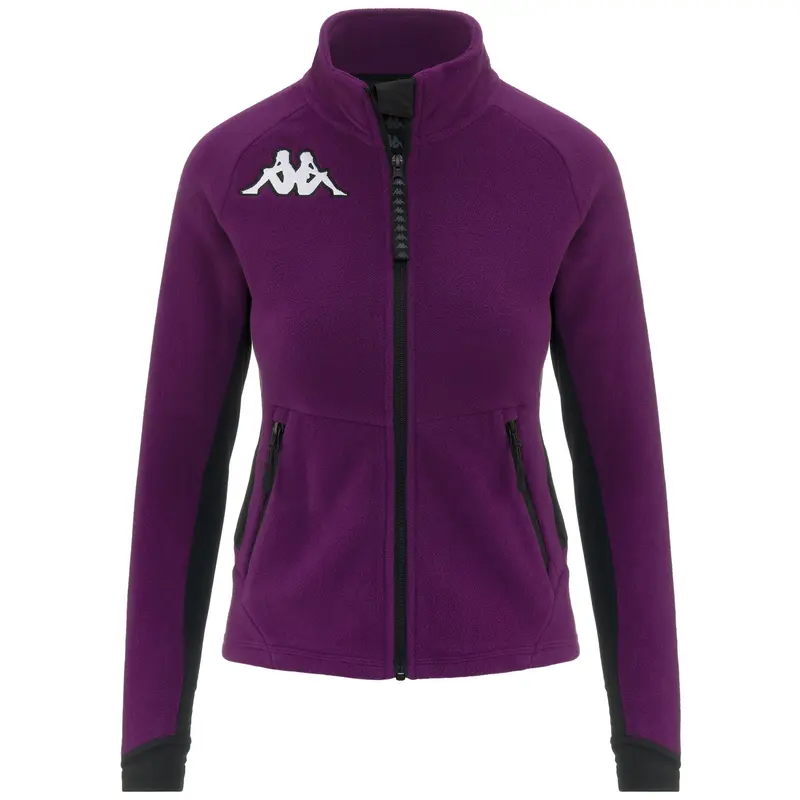 6CENTO 688N - Fleece - Jacket - Woman - Violet Purple Sunset-Black