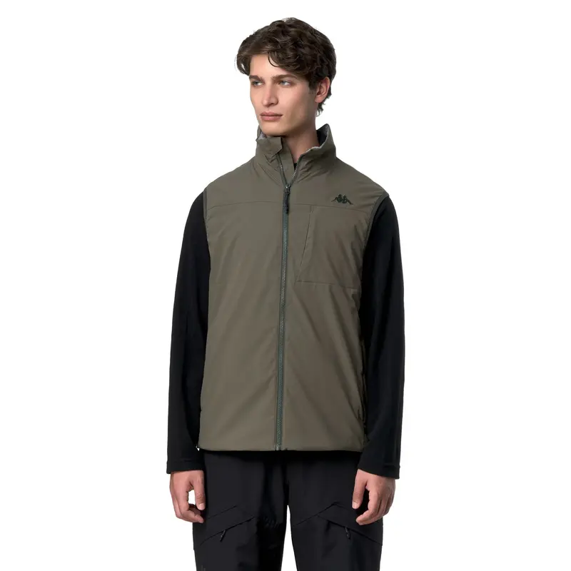 6CENTO 697PR - Jackets - Vest - Man - Green Academia-Green Rosin