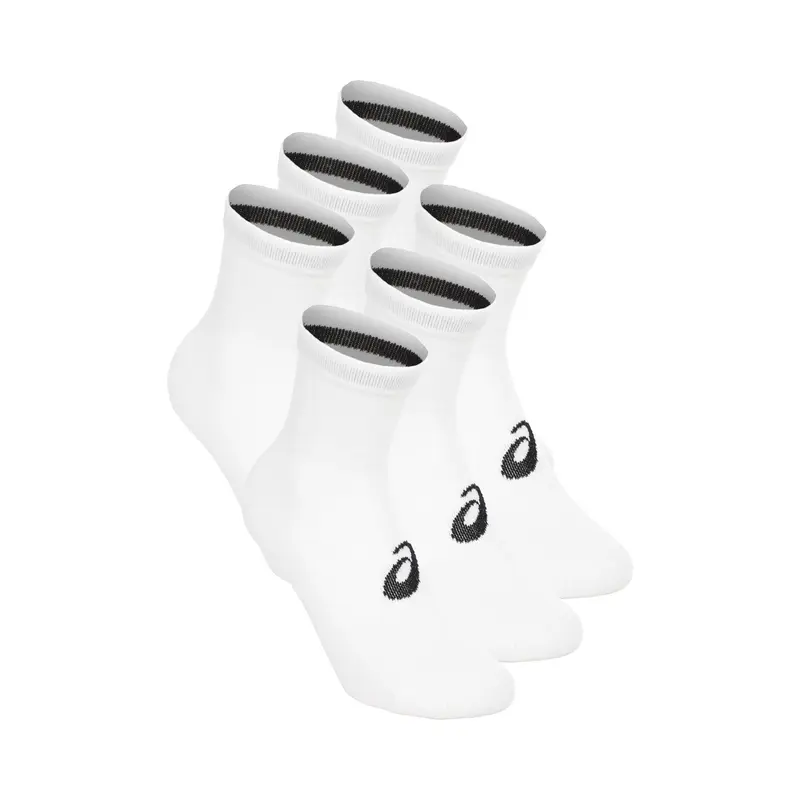 6PPK Quarter Chaussettes de running Unisex-blanc
