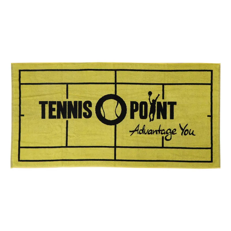 70x140 Serviette-Jaune,Noir