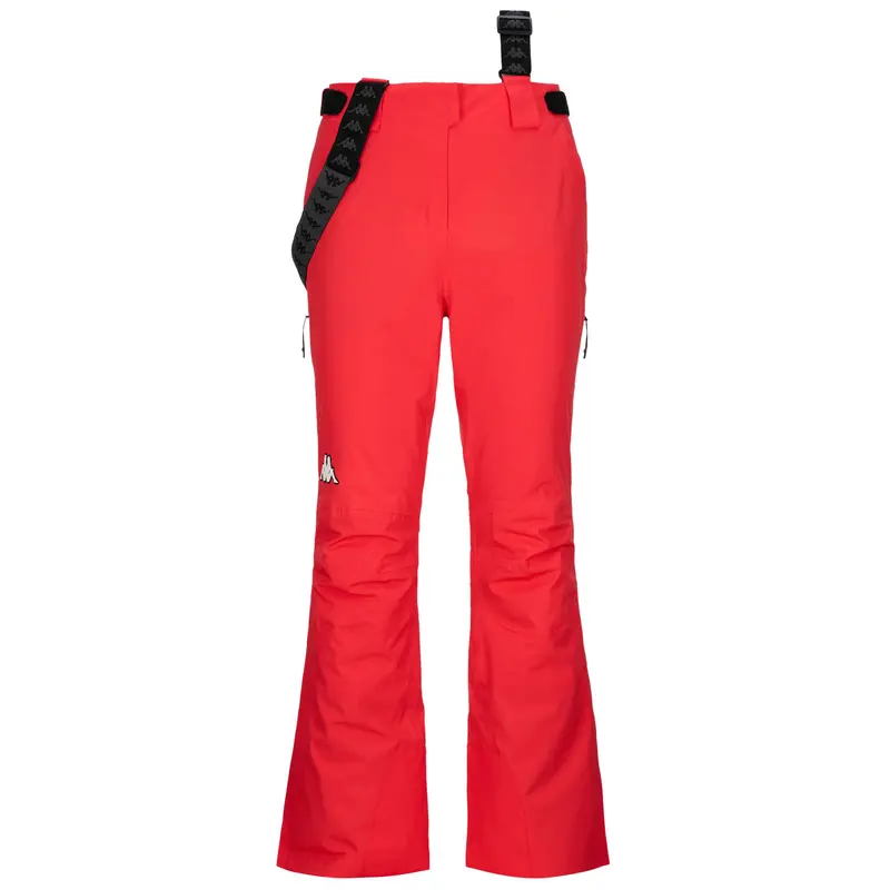 8CENTO 834 - Pants - Sport Trousers - Woman - Red Hibiscus-Black