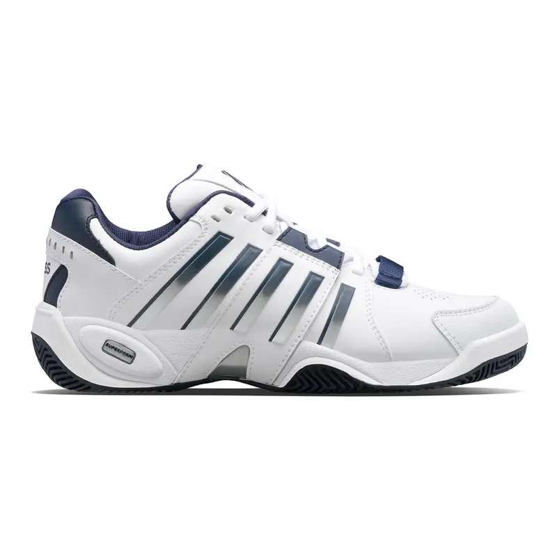 Accomplish Iv Chaussures Toutes Surfaces Hommes-Blanc,Bleu Foncé