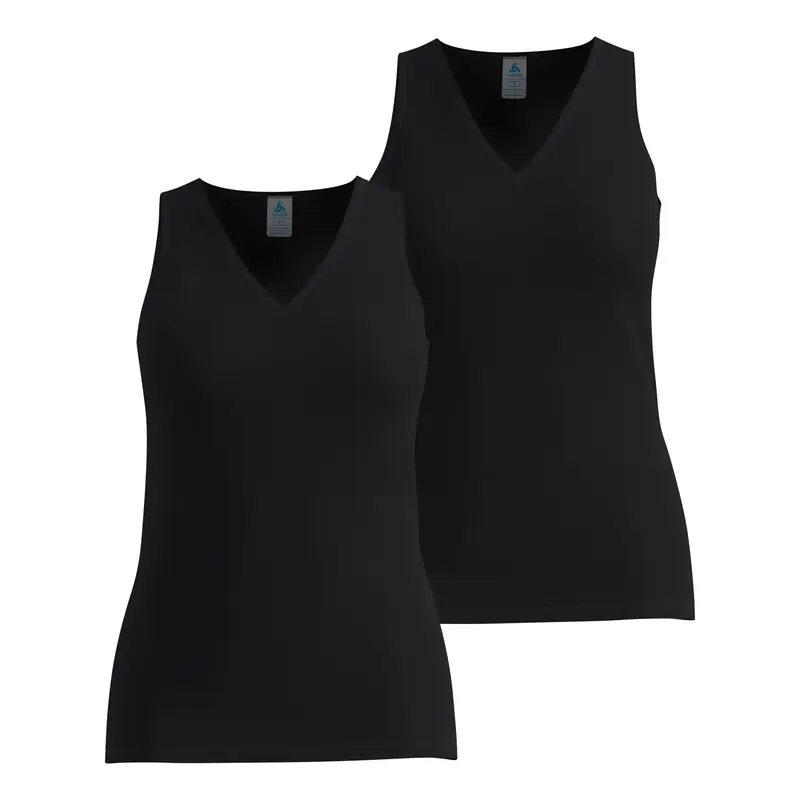 Active Light 2 pack Maillot de corps Femmes-noir