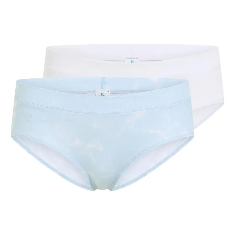 Active Light Graphic 2 pack Panty Femmes-bleu clair, blanc