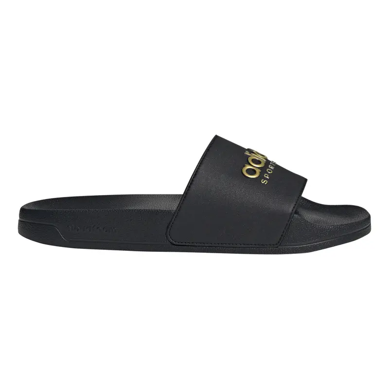 Adilette Shower Tongs Hommes - noir, or