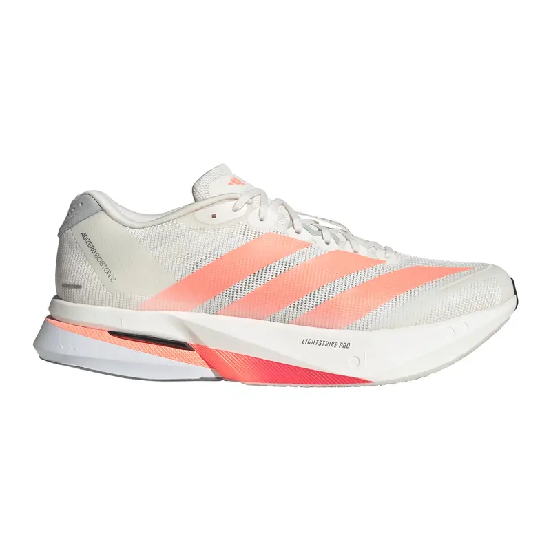 adizero Boston 13 Chaussure de compétition Hommes - blanc, gris