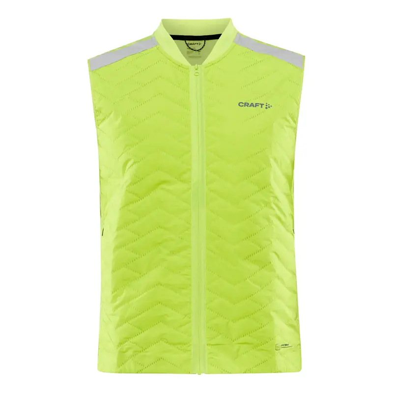 ADV SUBZ Lumen Gilets De Course Hommes-Vert Fluo
