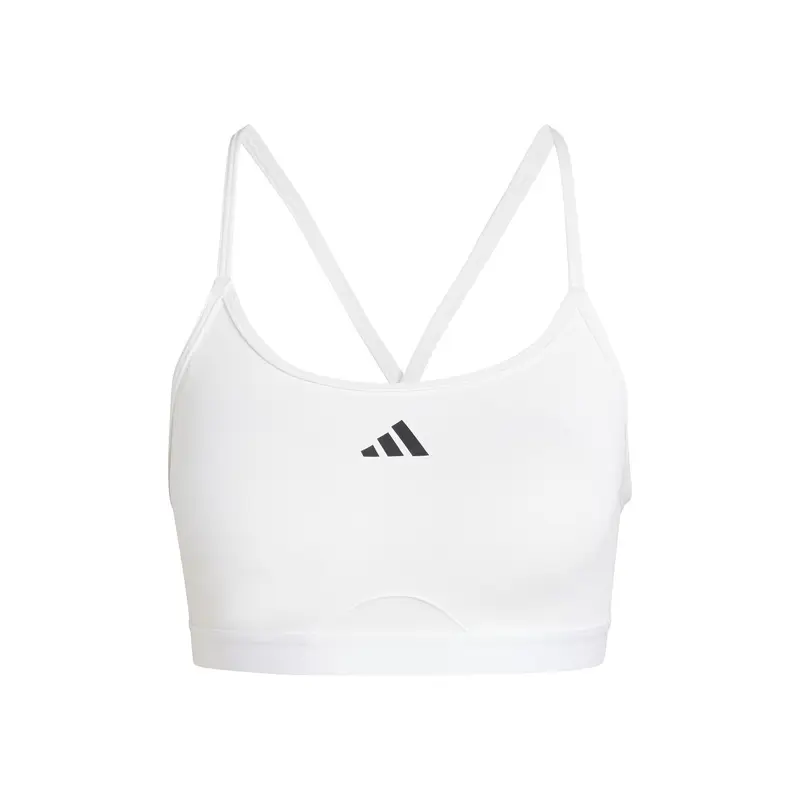 Aeroreact Training 3Stripes Soutien-gorge sport Femmes - blanc