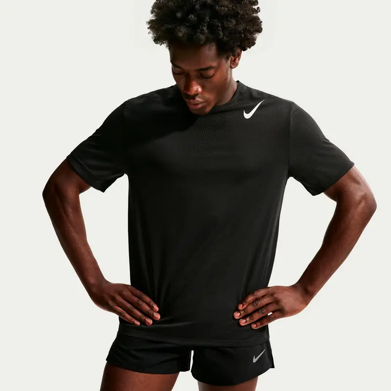 Aeroswift Maillot de course Hommes - noir, blanc