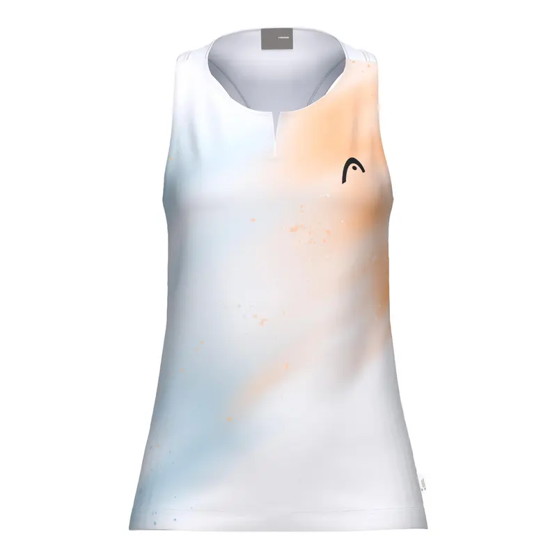 Agility Débardeur tank top Femmes - abricot, blanc