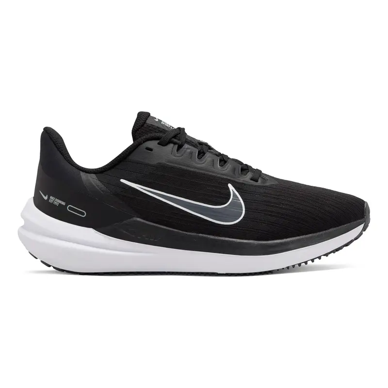Air Winflo 9 Chaussure De Running Sans Stabilisateurs Femmes-Noir,Gris