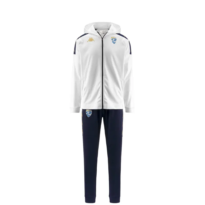 ALFRINS BRESCIA - Sport Suits - Tracksuit - Man - WHITE-BLUE MARINE