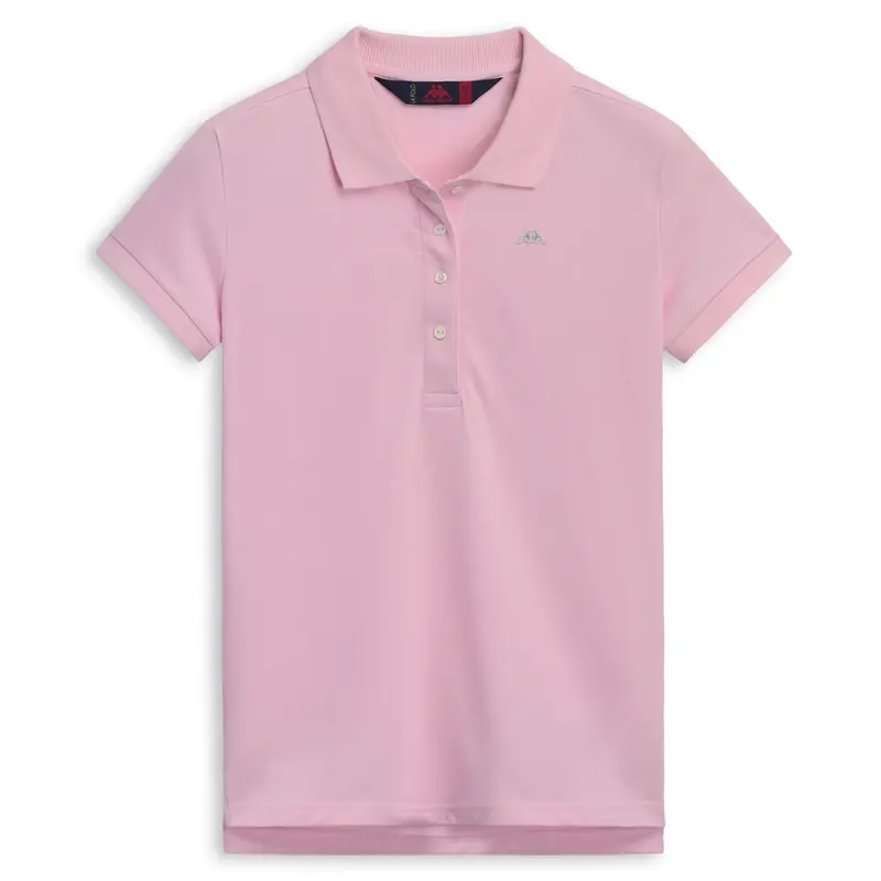ALIETA - La Polo Robe Di Kappa - Polo - Woman - Pink Mist-Grey Silver