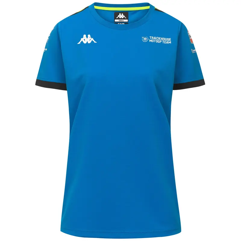 AMIRILOW TRACKHOUSE - Active Jerseys - Shirt - Woman - Blue Diva-Grey Antrachite-NEON Yellow
