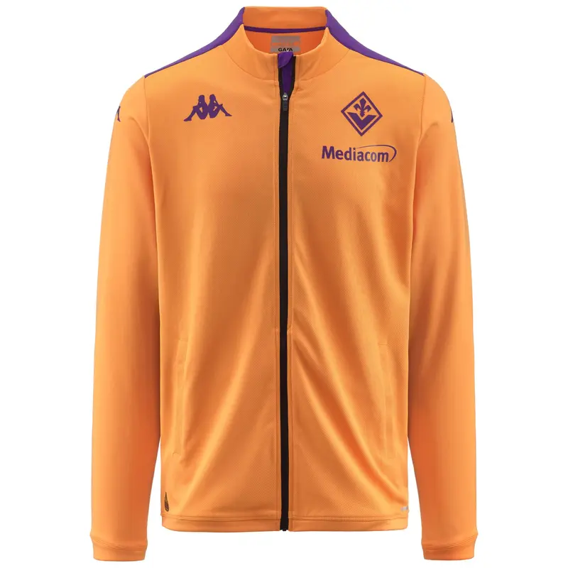 ARUN PRO 8 FIORENTINA - Fleece - Jacket - Man - Orange Marigold-Violet Indigo