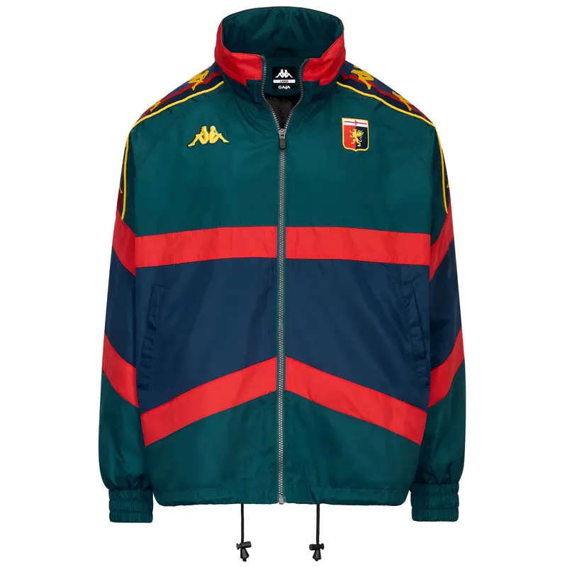 ASERTO GENOA - Jackets - Mid - Man - Green Petrol-Red Blaze-Blue Dk-Yellow Dandelion