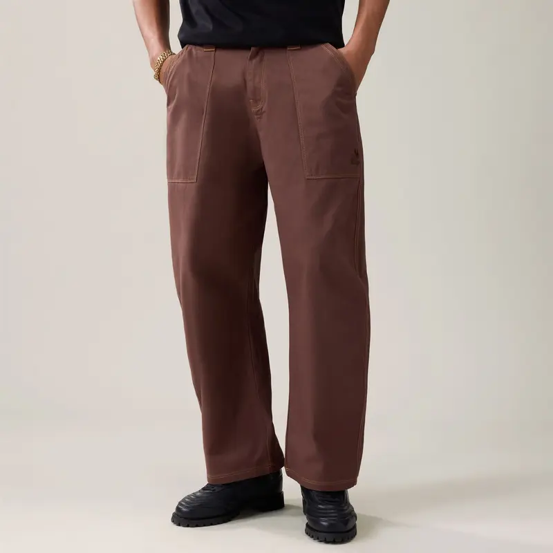 AUTHENTIC OLIVER - Pants - Cargo - Man - Brown Castagna