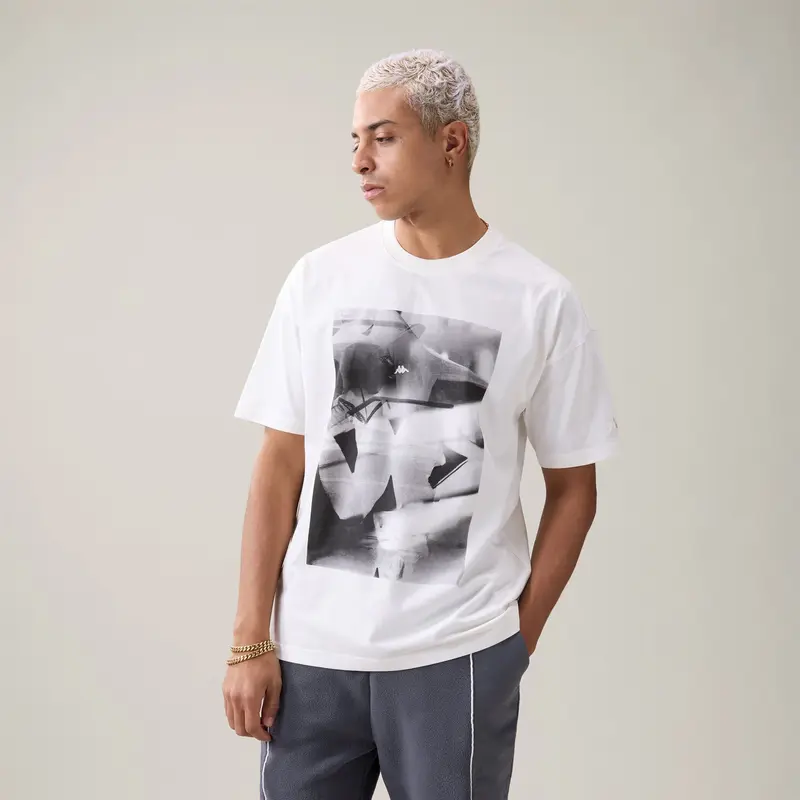AUTHENTIC OURSELVES - T-Shirts & Top - T-Shirt - Man - White Natural-Black