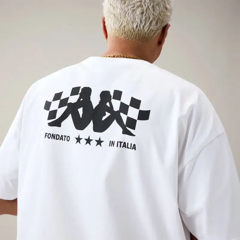 AUTHENTIC SOLIAN - T-Shirts & Top - T-Shirt - Man - White-Black
