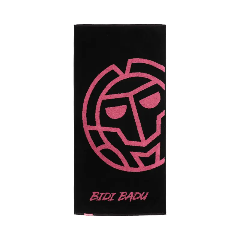 Badehandtuch 50x100cm Serviette -noir,pink