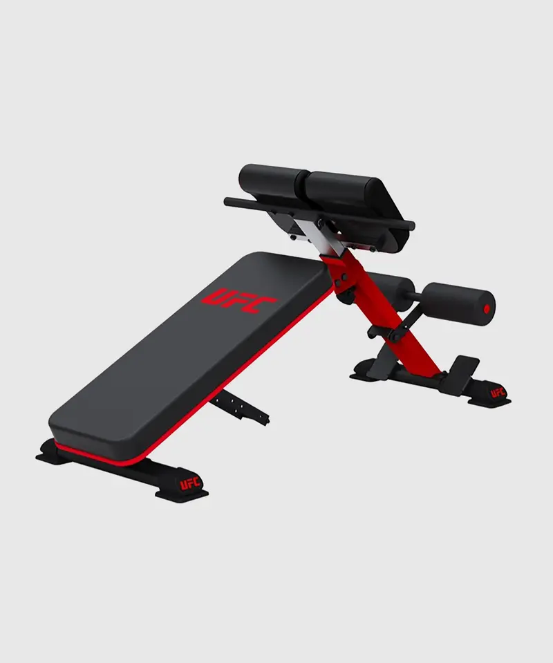 Banc d'Extension Abdominale - Hyper Dorsale UFC - Noir/Rouge