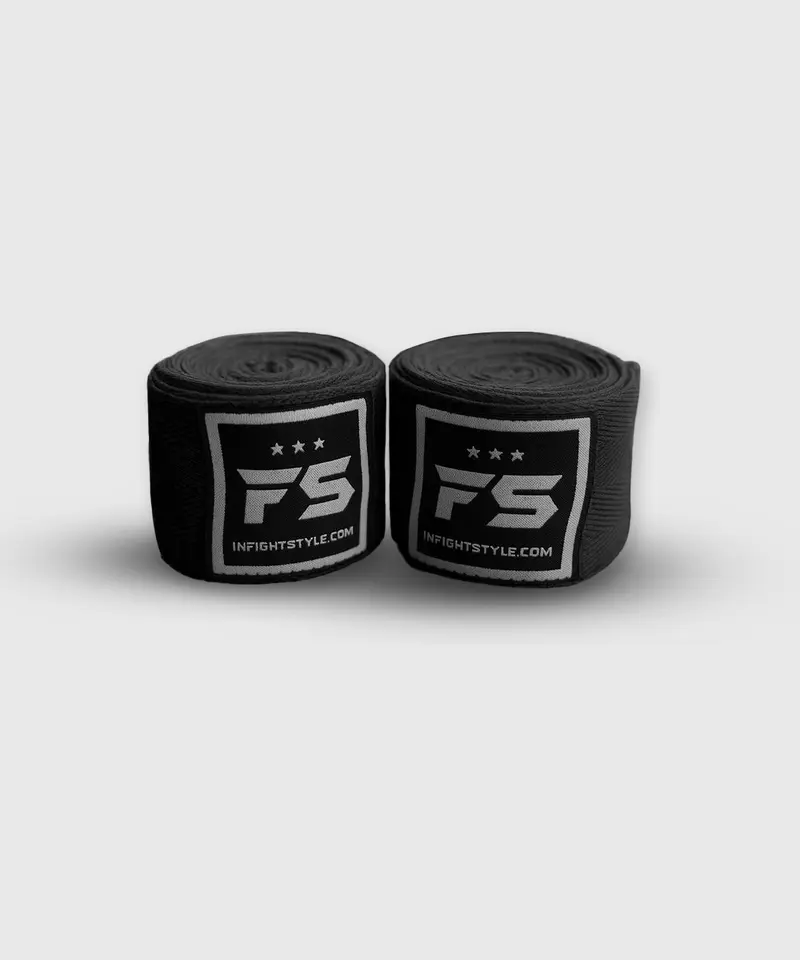 Bandes De Boxe Infightstyle Fs Pro (4,5m) - Noir