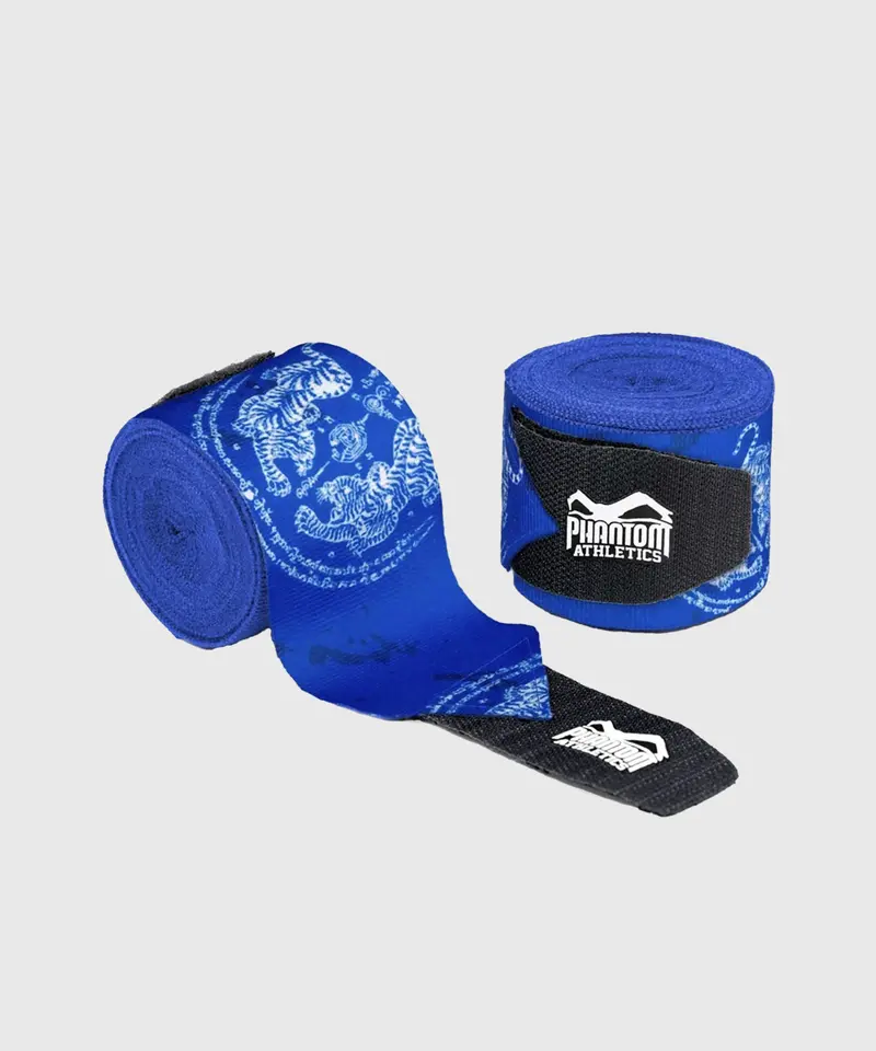 Bandes De Boxe Phantom Athletics Sak Yant - Bleu