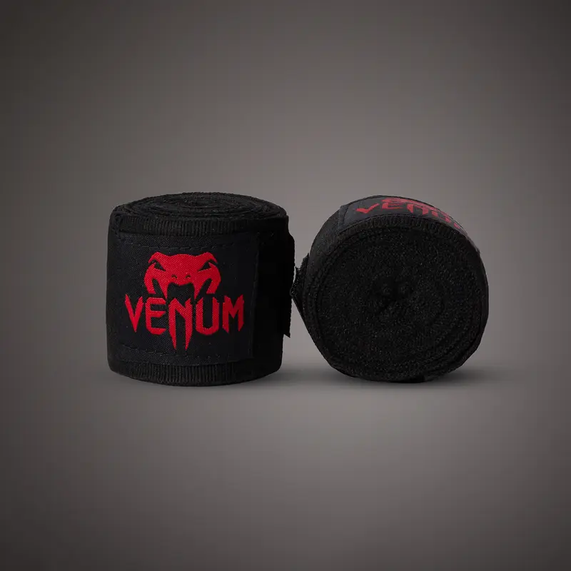 Bandes de Boxe Venum Kontact - 2.5m - Noir/Rouge
