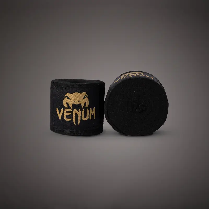 Bandes de Boxe Venum Kontact - 4m - Noir Or