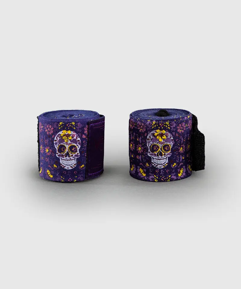 Bandes de Boxe Venum Santa Muerte – Violet Foncé