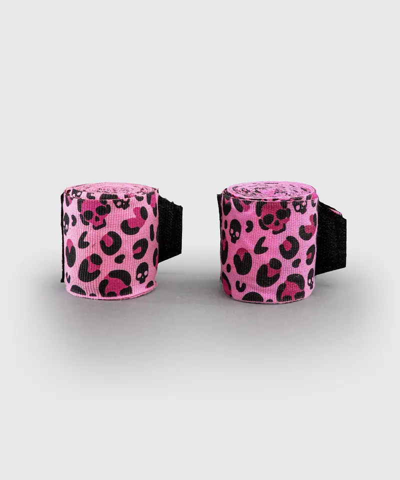 Bandes de Boxe Venum Skull – Rose Bonbon/Violet